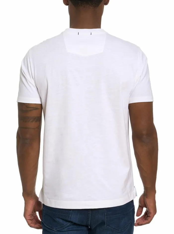 Men Robert Graham Polos and TShirts Snowtopia TShirt White