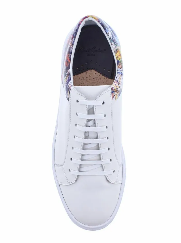 Men Robert Graham Shoes Koa Sneakers White