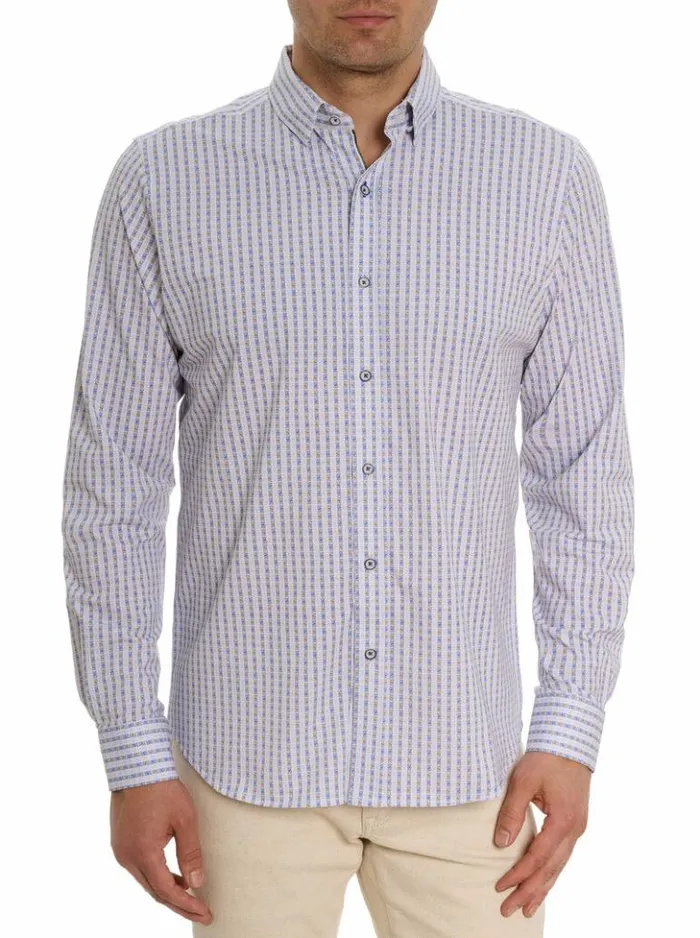 Men Robert Graham Sweaters and Knits Balix Motion Long Sleeve Knit Shirt Multi