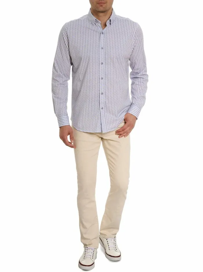Men Robert Graham Sweaters and Knits Balix Motion Long Sleeve Knit Shirt Multi