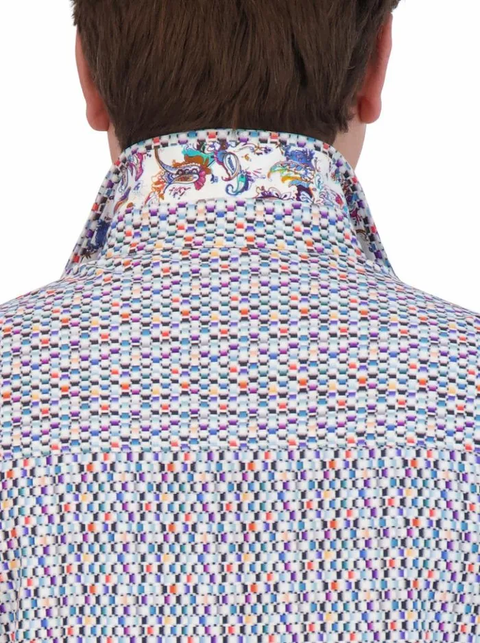 Men Robert Graham Sweaters and Knits Flamenco Motion Long Sleeve Knit Shirt Multi