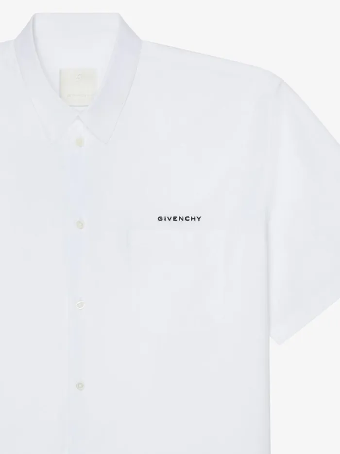 Men Shirts Givenchy 4G Stars Shirt In Poplin White Men Shirts Givenchy 4G Stars Shirt In Poplin White