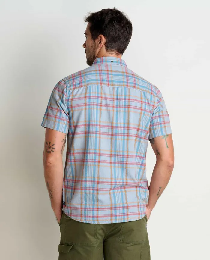 Men Shirts Toad and Co Eddy Short Sleeve Shirt Glacier