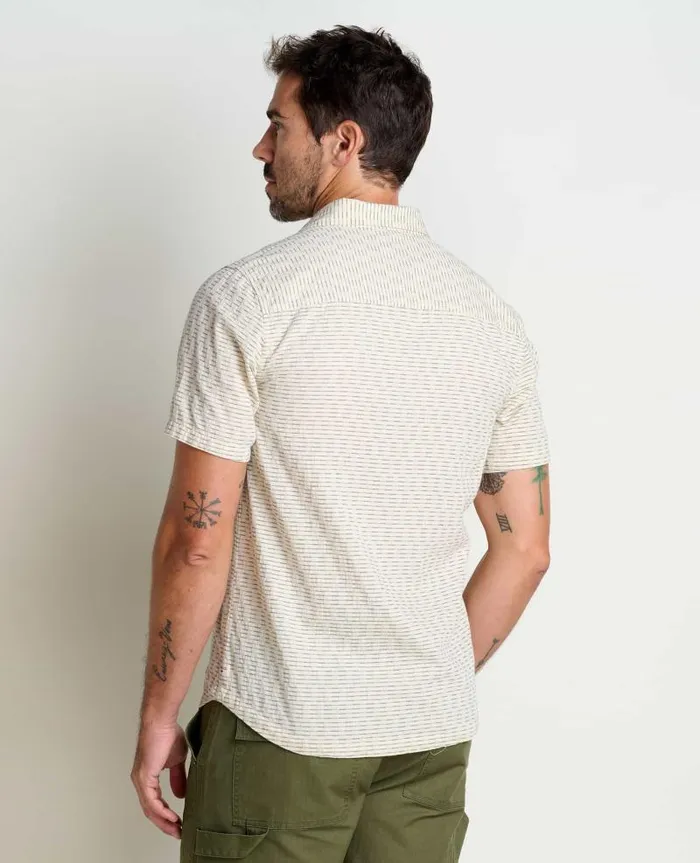 Men Shirts Toad and Co Harris Short Sleeve Shirt Salt