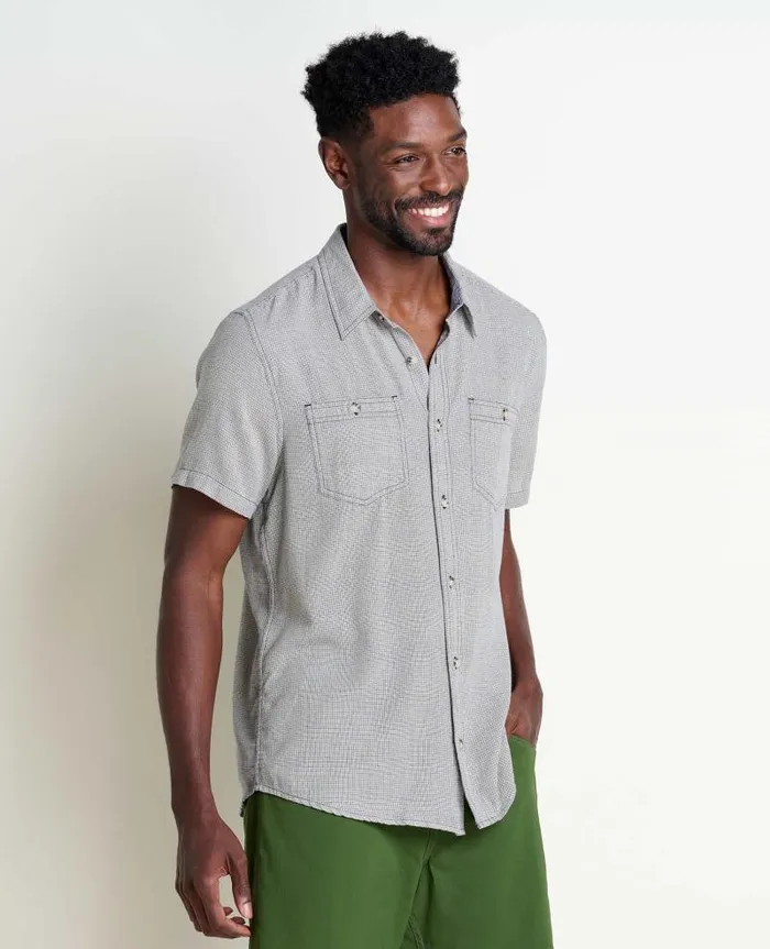 Men Shirts Toad and Co Honcho Short Sleeve Shirt Salt Ii