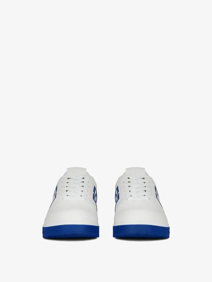 Men Sneakers Givenchy G4 Sneakers In Leather Whiteblue Men Sneakers Givenchy G4 Sneakers In Leather Whiteblue