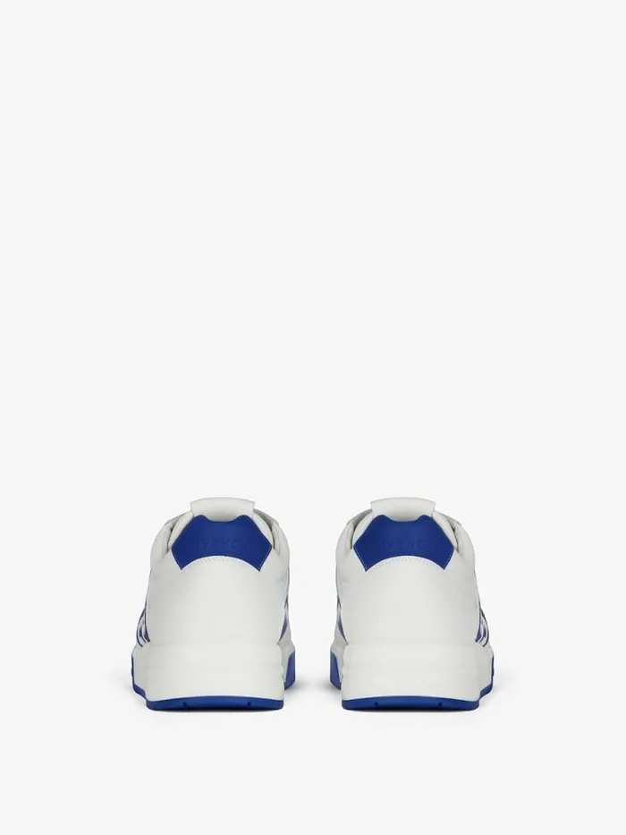 Men Sneakers Givenchy G4 Sneakers In Leather Whiteblue Men Sneakers Givenchy G4 Sneakers In Leather Whiteblue