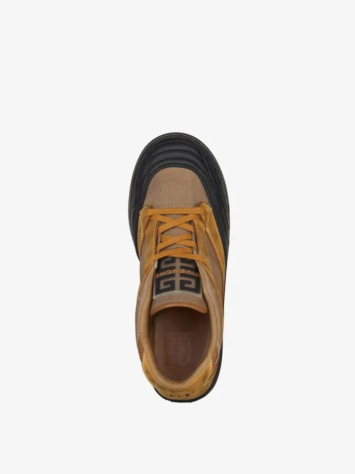 Men Sneakers Givenchy Skate Sneakers In Nubuck And Synthetic Fiber Beige Men Sneakers Givenchy Skate Sneakers In Nubuck And Synthetic Fiber Beige