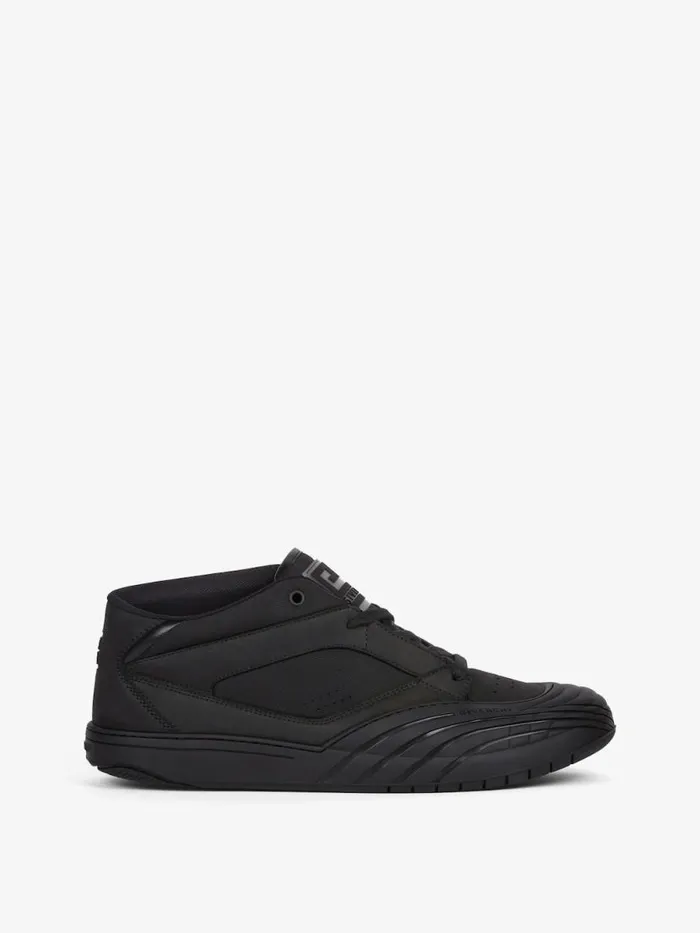 Men Sneakers Givenchy Skate Sneakers In Nubuck And Synthetic Fiber Black