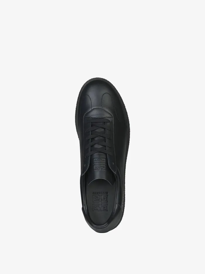 Men Sneakers Givenchy Town Sneakers In Leather Black Men Sneakers Givenchy Town Sneakers In Leather Black