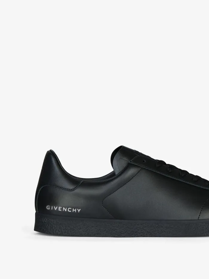 Men Sneakers Givenchy Town Sneakers In Leather Black Men Sneakers Givenchy Town Sneakers In Leather Black