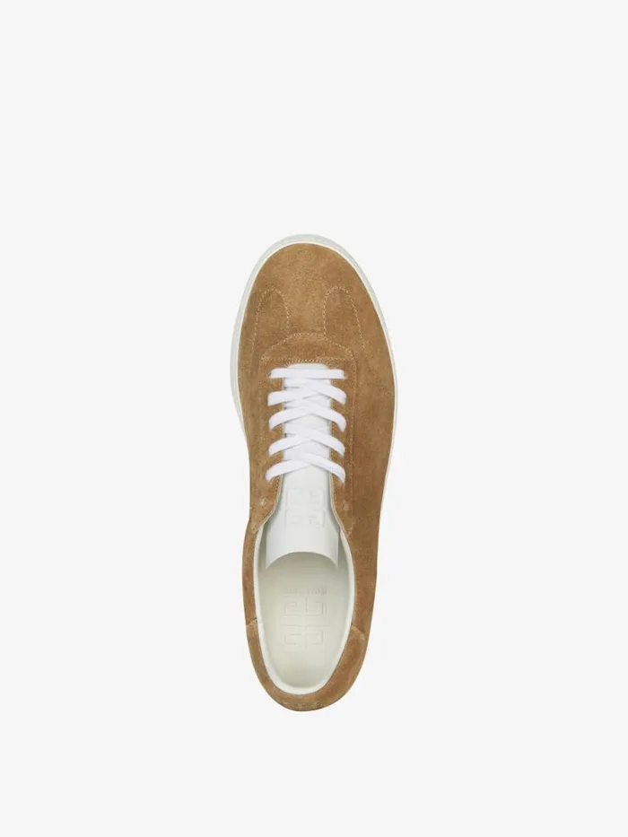 Men Sneakers Givenchy Town Sneakers In Suede Light Brown Men Sneakers Givenchy Town Sneakers In Suede Light Brown