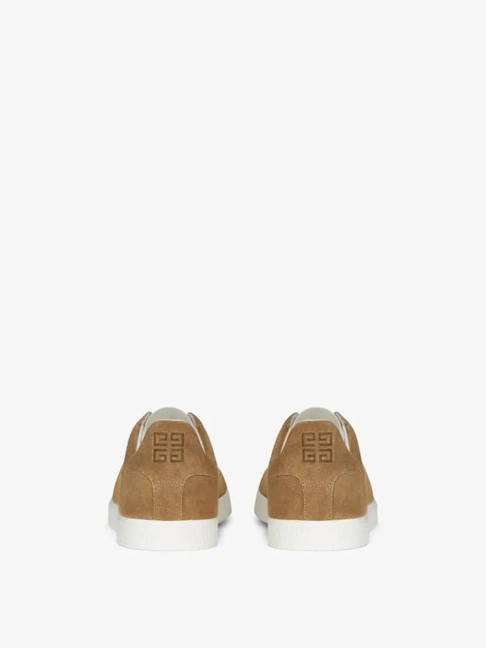 Men Sneakers Givenchy Town Sneakers In Suede Light Brown Men Sneakers Givenchy Town Sneakers In Suede Light Brown