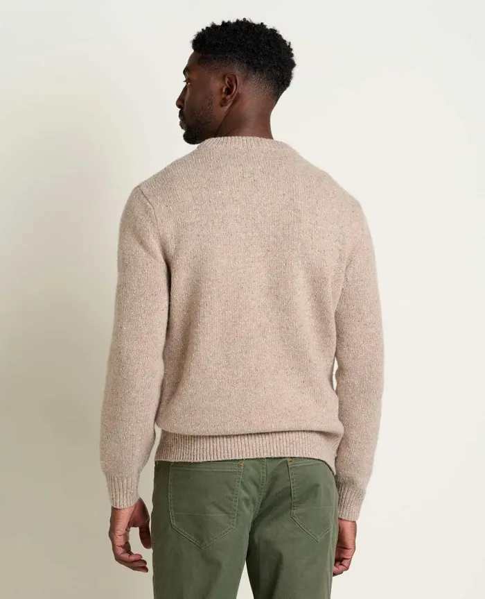 Men Sweaters Jackets and Layers Toad and Co Wilde Crew Sweater Honey Brown