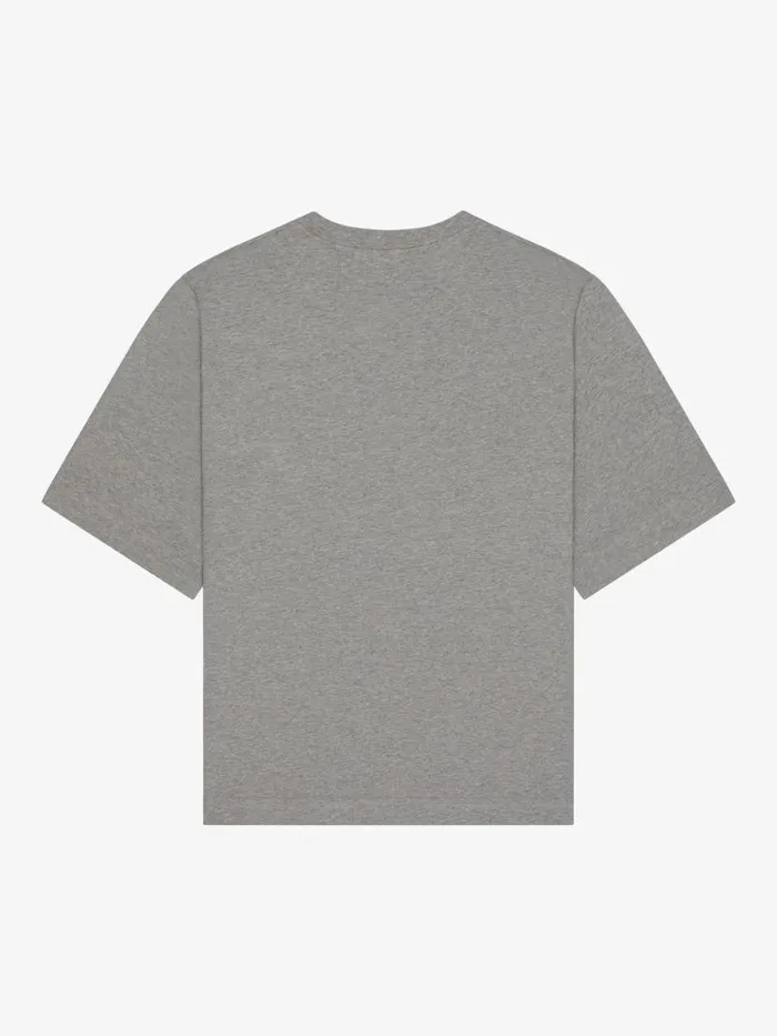 Men TShirts Givenchy 4G Tshirt In Cotton Light Grey Melange