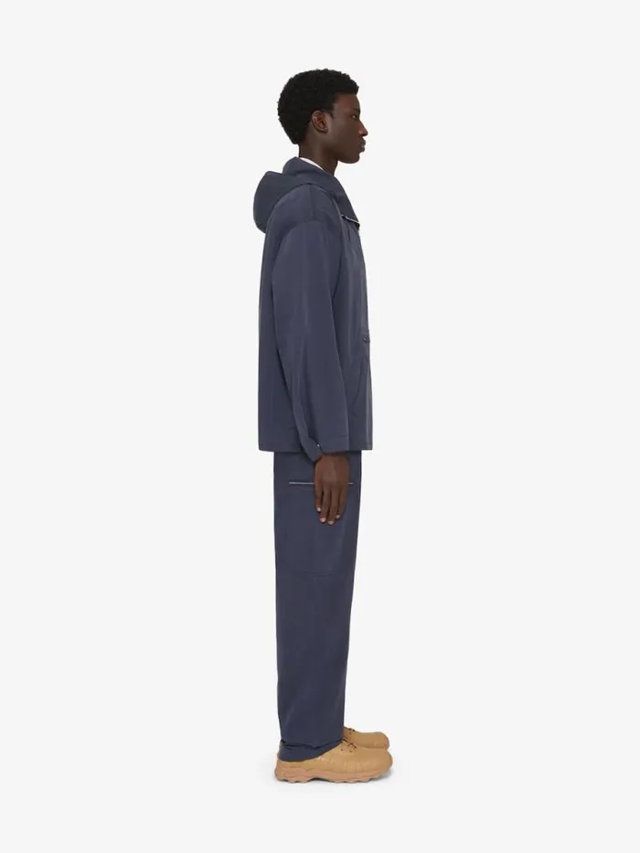 Men TShirts Givenchy Cargo Pants In Ozone Washed Poplin Medium Blue