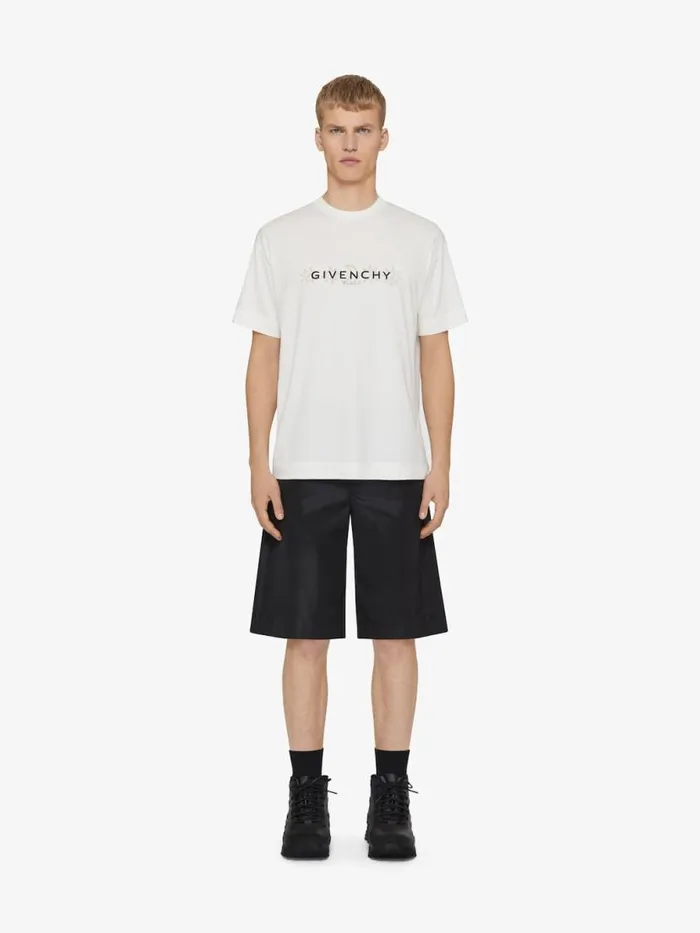 Men TShirts Givenchy GIVENCHY Reverse Tshirt In Cotton With Tarot Print Ivory Men TShirts Givenchy GIVENCHY Reverse Tshirt In Cotton With Tarot Print Ivory