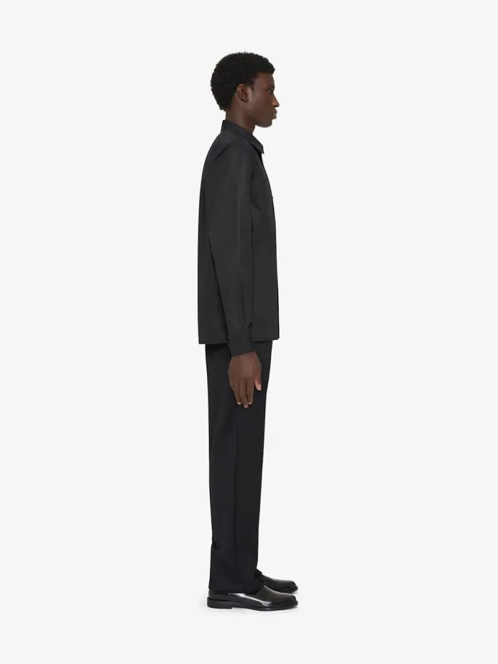 Men TShirts Givenchy Shirt In Poplin Black