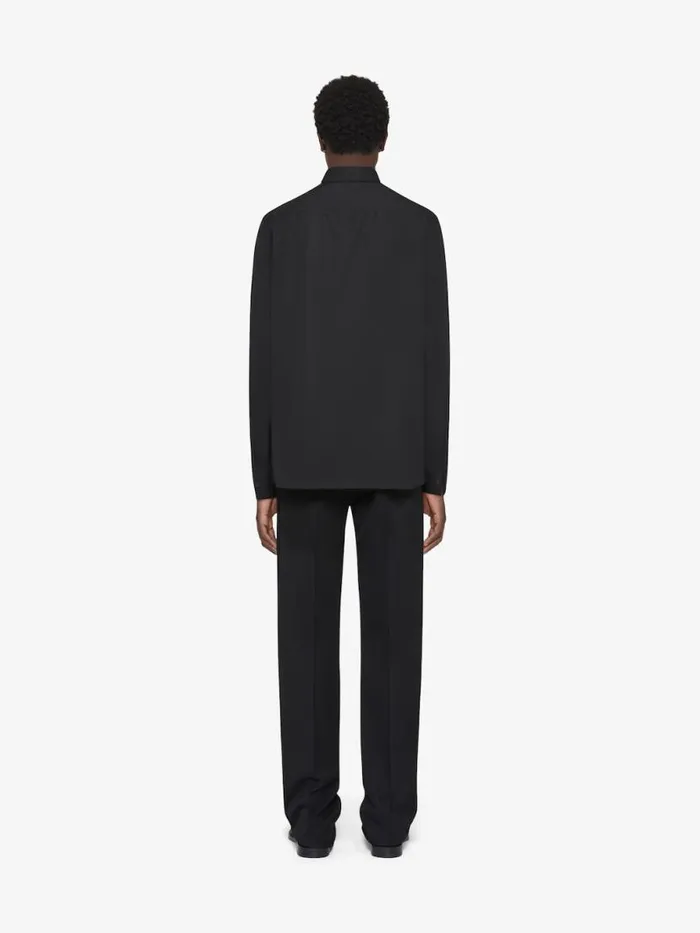 Men TShirts Givenchy Shirt In Poplin Black