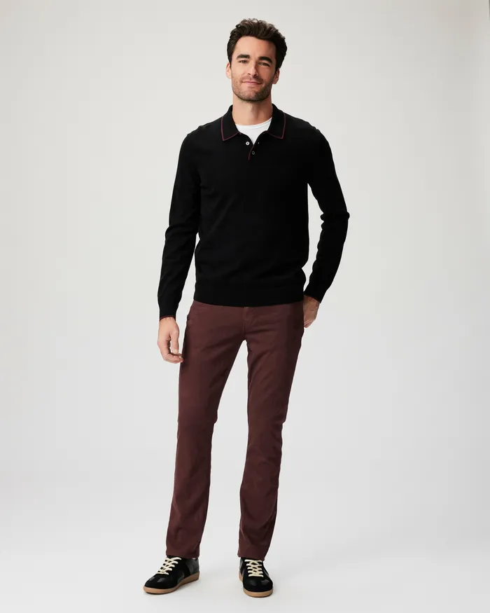 Men Transcend Federal Slim Straight Jean 8211 Sunset Wine Denim PAIGE