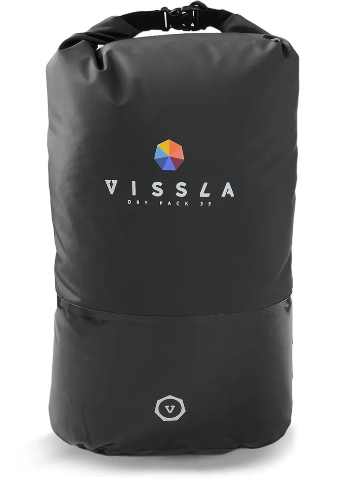 Men Vissla 7 Seas 35L Dry Backpack Phantom Bags