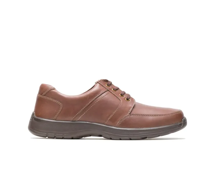 Men Walking Shoes Hush Puppies Leader Henson Light Brown Leather