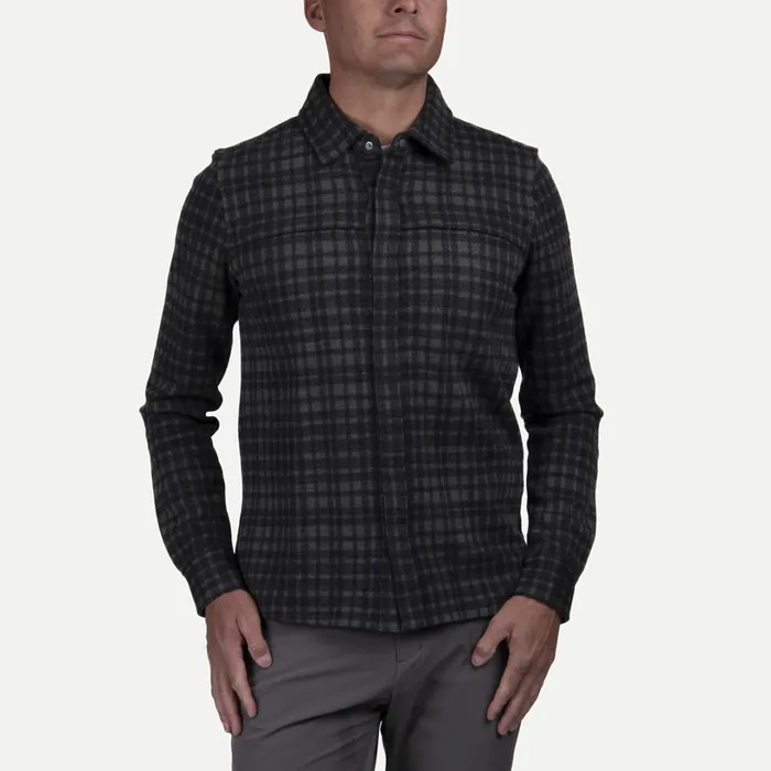 Men Yellowstone Shirt 8211 Flannel With Woolblend Fabric Green Smokedark Dusk KJUS Midlayers and Sweaters Men Yellowstone Shirt 8211 Flannel With Woolblend Fabric Green Smokedark Dusk KJUS Midlayers and Sweaters