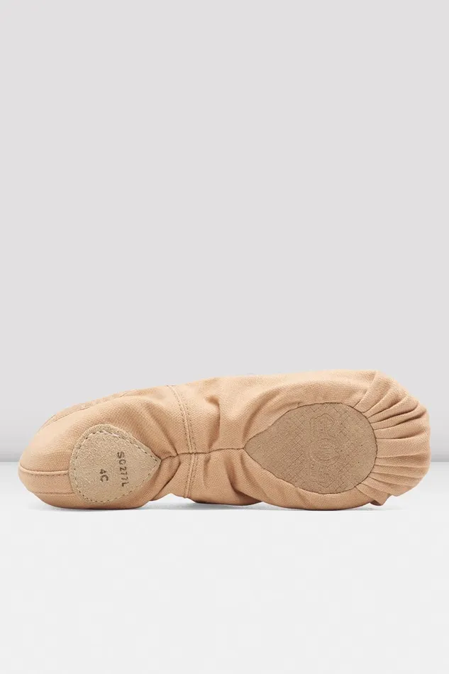 Mens Adult Bloch Mens Pump Canvas Ballet Shoes Light Sand Canvas