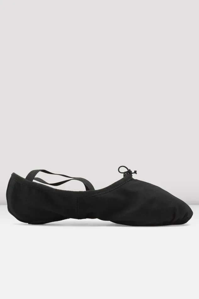 Mens Bloch Adult Mens Pump Canvas Ballet Shoes Black Canvas