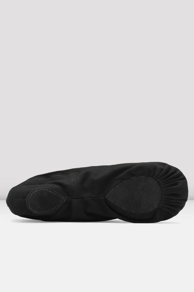 Mens Bloch Adult Mens Pump Canvas Ballet Shoes Black Canvas