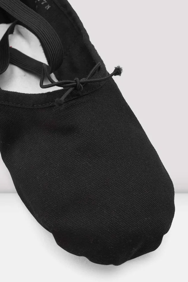 Mens Bloch Adult Mens Pump Canvas Ballet Shoes Black Canvas