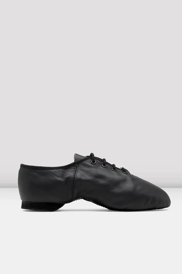 Mens Mens Ultraflex Leather Jazz Shoes Black Leather 8211 Bloch Adult