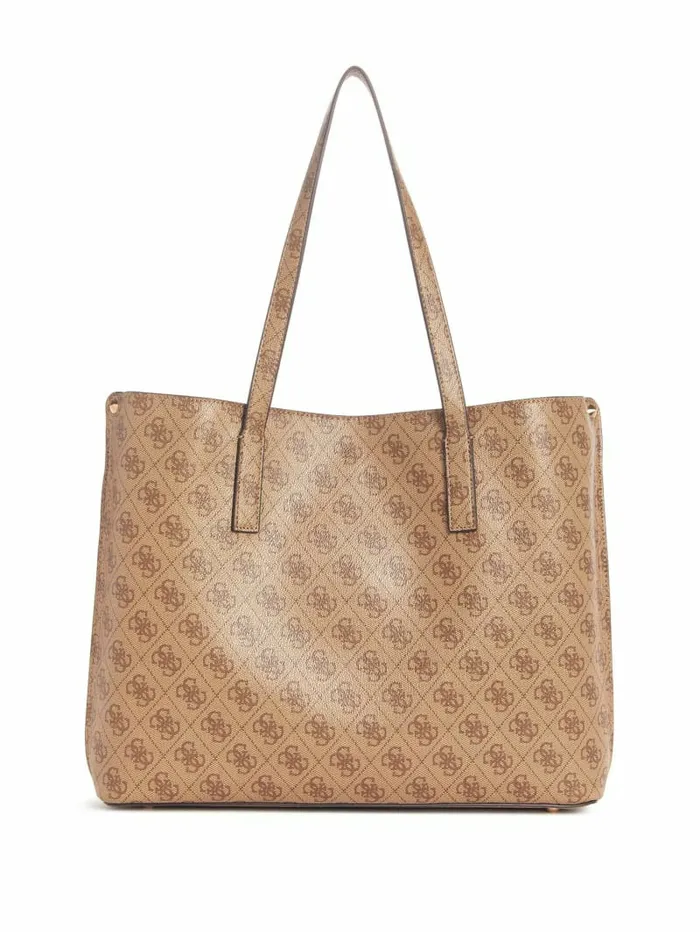 Meridian Quattro G Girlfriend Tote Latte Logo Handbags GUESS Women Meridian Quattro G Girlfriend Tote Latte Logo Handbags GUESS Women