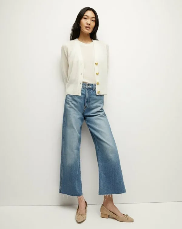 Myrick Cashmere Tank Ivory Women Veronica Beard Tops Myrick Cashmere Tank Ivory Women Veronica Beard Tops