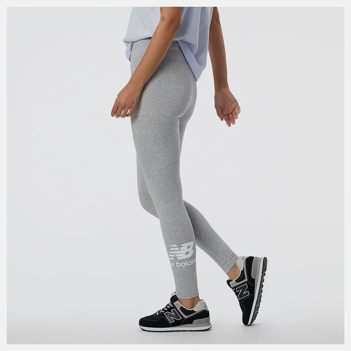 NB Essentials Stacked Legging ATHLETIC GREY Women Pants and Leggings New Balance