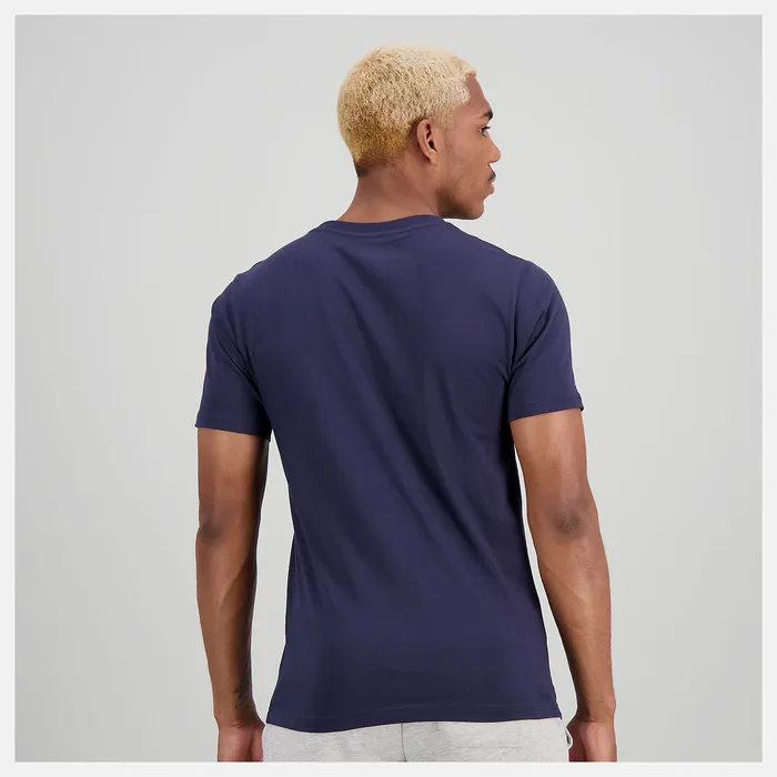 NB Essentials Stacked Logo Tee ECLIPSE Men Shirts New Balance NB Essentials Stacked Logo Tee ECLIPSE Men Shirts New Balance