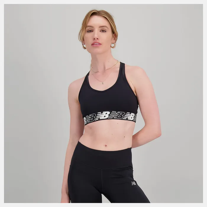 NB Pace Bra 30 BLACK Sports Bras New Balance Women