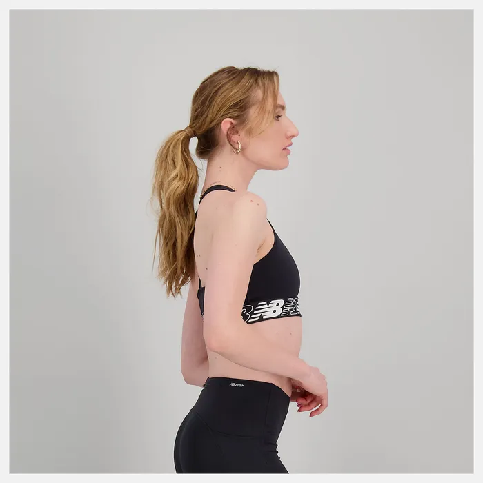 NB Pace Bra 30 BLACK Sports Bras New Balance Women