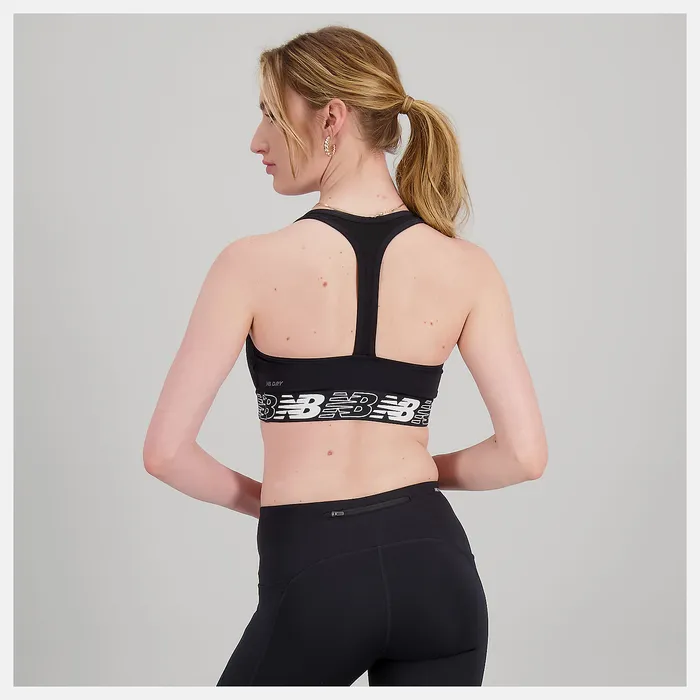 NB Pace Bra 30 BLACK Sports Bras New Balance Women