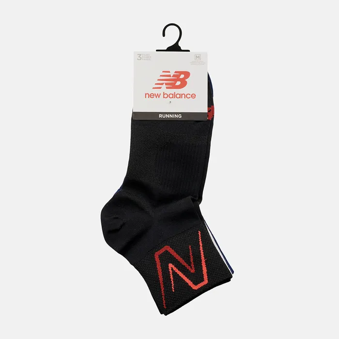 New Balance Running Ankle 3 Pack ASSORTED 1 COLORS MenWomen Socks New Balance Running Ankle 3 Pack ASSORTED 1 COLORS MenWomen Socks