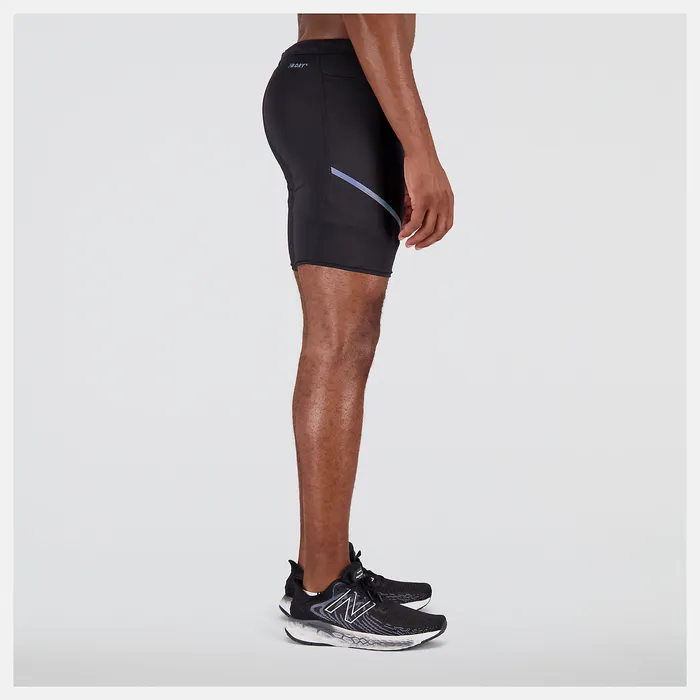 New Balance Shorts Men Q Speed 9 Inch 12 Tight BLACK New Balance Shorts Men Q Speed 9 Inch 12 Tight BLACK