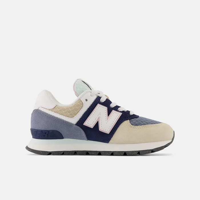 New Balance Size 105 8211 3 Kids 574 NB Navy with Light Surf and Washed Pink