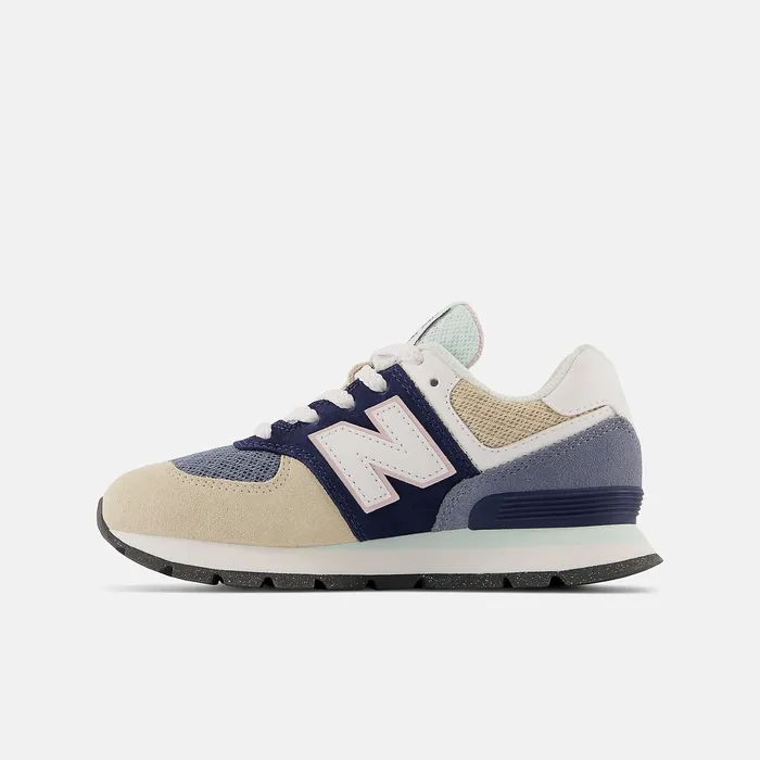 New Balance Size 105 8211 3 Kids 574 NB Navy with Light Surf and Washed Pink New Balance Size 105 8211 3 Kids 574 NB Navy with Light Surf and Washed Pink