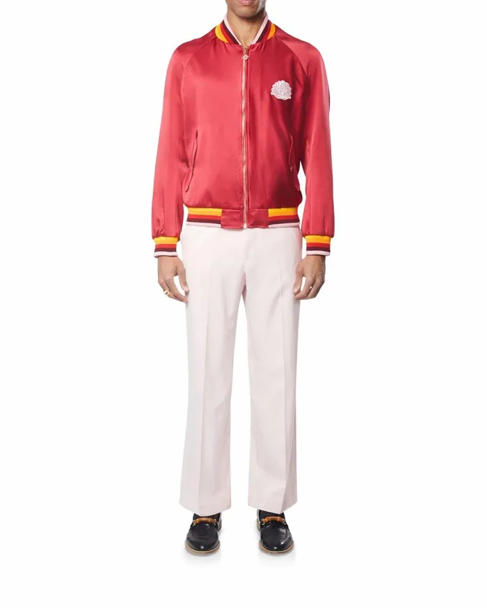 Outerwear Men Casablanca Paris Embleme De Cygne Souvenir Jacket