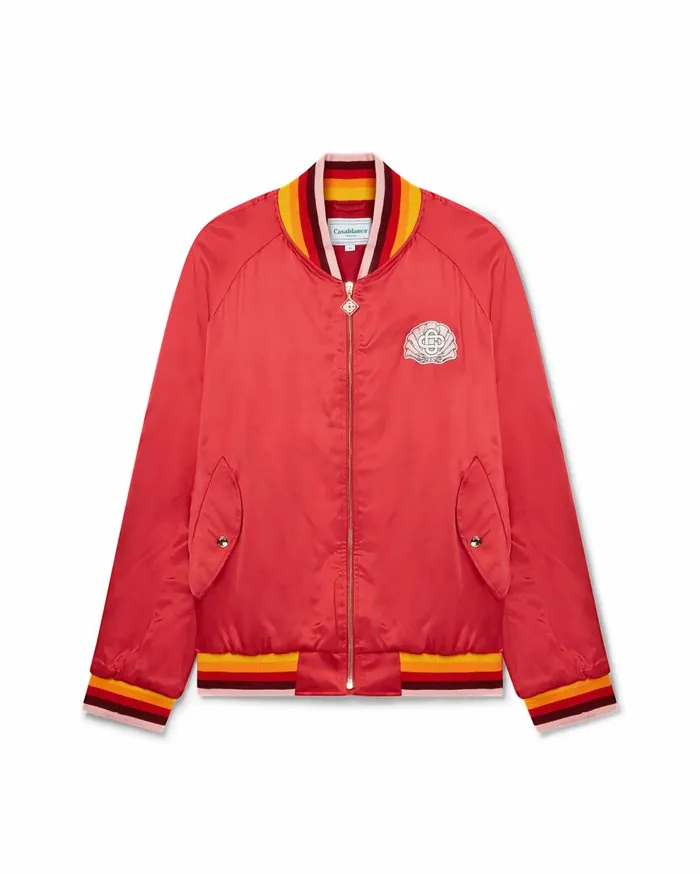 Outerwear Men Casablanca Paris Embleme De Cygne Souvenir Jacket