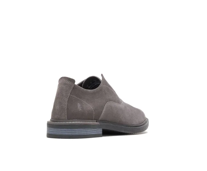 Oxfords Hush Puppies Men Davis SlipOn Oxford Dark Grey Suede