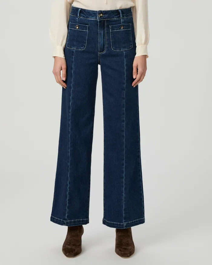 PAIGE Anessa 31 Inch Wide Leg Jean 8211 Rhea Women Wide Leg PAIGE Anessa 31 Inch Wide Leg Jean 8211 Rhea Women Wide Leg