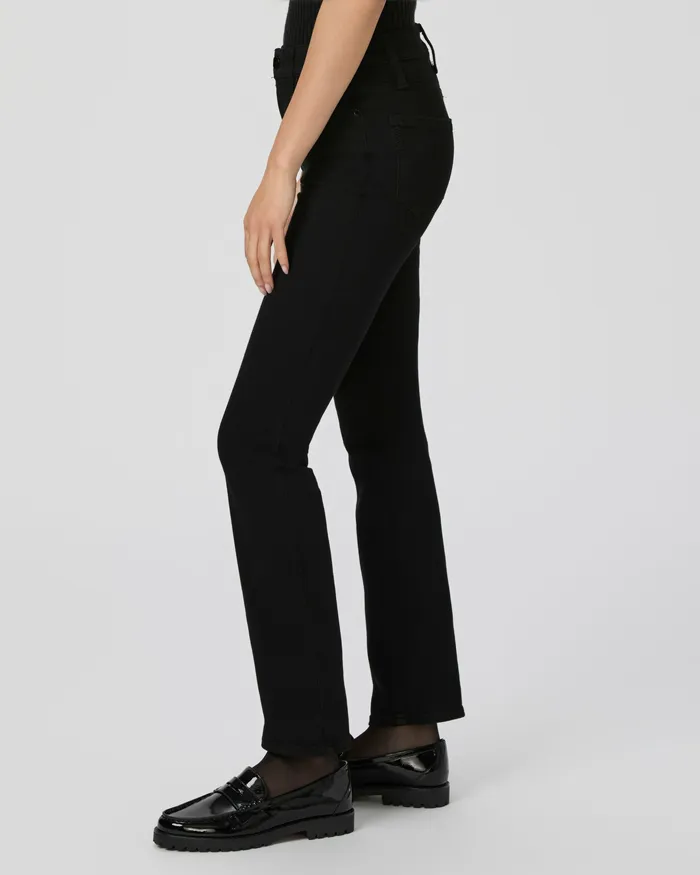 PAIGE Denim Women Cindy Petite Straight Jean 8211 Black Shadow
