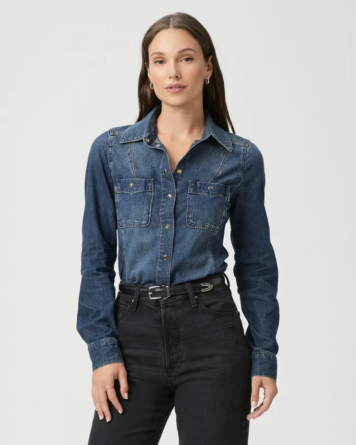 PAIGE Devika Shirt 8211 Belinda Women Tops and Blouses