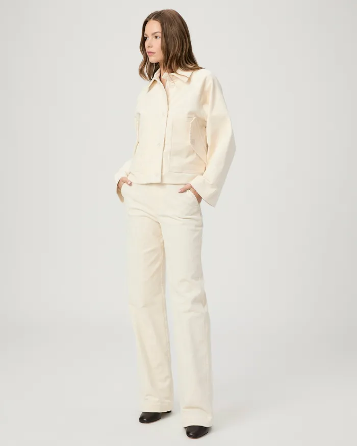 PAIGE Jackets and Coats Women Tylee Jacket 8211 Ivory Corduroy